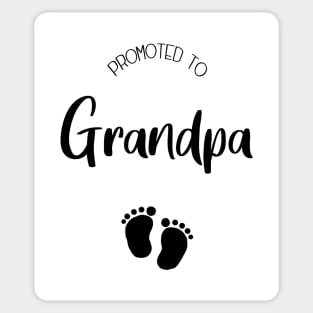 Promoted to grandpa | grandfather Sticker